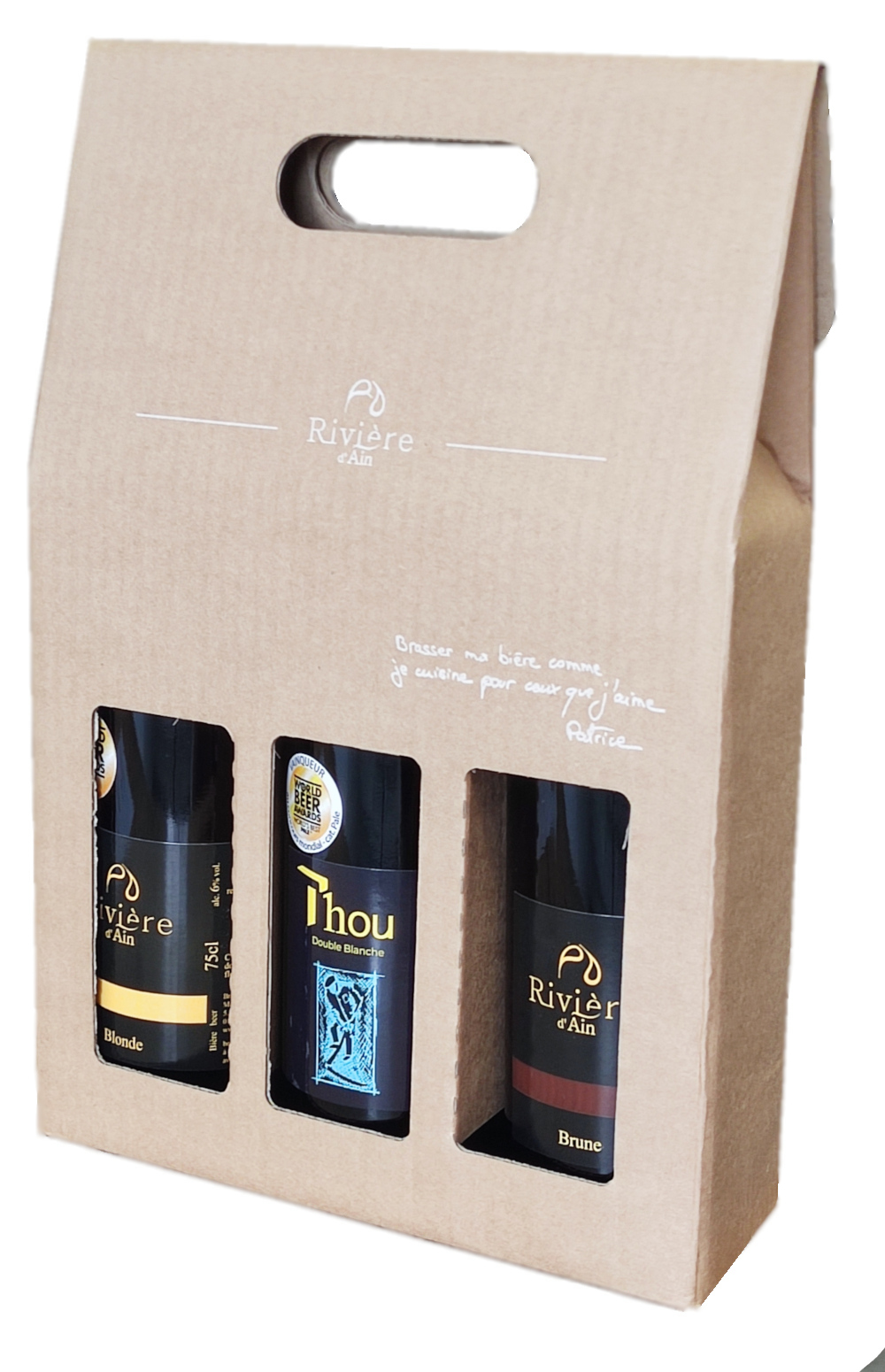 Valisette bières Rivière d'Ain 3x75cl